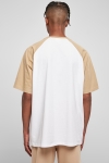 Urban Classics Organic Oversized Raglan Tee White/Beige