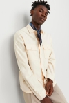 Jack & Jones Venice Linen Overshirt LS Ecru