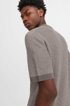 Jack & Jones Bani Knit Split Neck Falcon