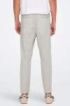 ONLY & SONS Linus Life Linen Mix Stripe Pant  Moonstruck