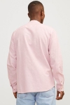 Jack & Jones Summer Band Linen Shirt LS Pink Nectar