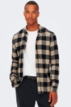 ONLY & SONS Gudmund LS Checked Shirt Dark Navy