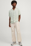 Jack & Jones Jeff Solid Resort Shirt SS Desert Sage