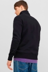 Jack & Jones Vesterbro Sweat Half Zip Black