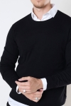 Jack & Jones EMIL KNIT CREW NECK Black