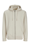 Jack & Jones Charge Zip Sweat Loose Fit Moonbeam