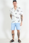 Jack & Jones Jeff Abstract Print Resort Shirt SS Cloud Dancer