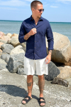 Jack & Jones Summer Shirt LS Navy Blazer