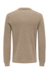 ONLY & SONS Phil Rib LS Polo Knit Chinchilla