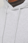 Jack & Jones Charge Sweat Hoodie Loose Fit White Melange