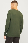 Jack & Jones Emil Knit Crew Neck Kombu Green