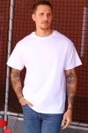 Solid Danton Box Fit Tee White