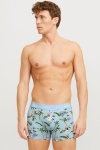 Jack & Jones Flower Bird Trunks 3-Pack Chambray Blue