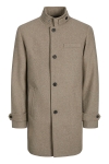 Jack & Jones Melton Wool Coat Greige