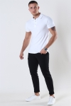 Muscle Fit Stretch Polo SS White