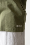 Clean Cut Copenhagen Cross Logo Organic Tee Dusty Green