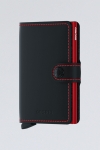 Secrid Miniwallet Matte Black/Red