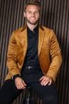 JEFF George Velour Blazer Rubber