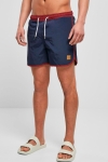 Urban Classics Retro Badeshorts White/Midnight Navy