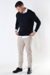 JEFF GREYSON CREW KNIT Black