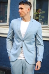 Jack & Jones FRANCO SUIT Ashley Blue SUPER SLIM FIT