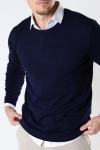 JEFF GREYSON CREW KNIT Navy