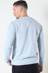 Jack & Jones Linen Knit Crew Neck Faded Denim