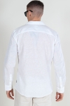 ONLY & SONS Caiden Regular Linen Resort LS Shirt White