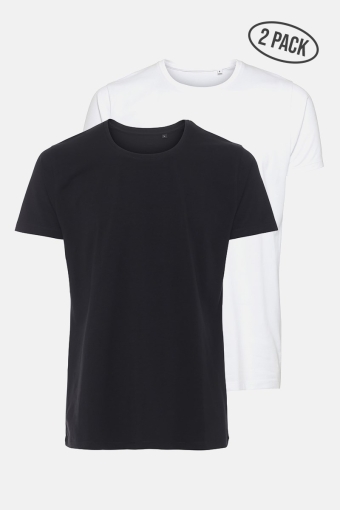 Shape T-shirt 2-Pack Black/White