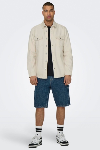 Bane Denim Shirt Ecru