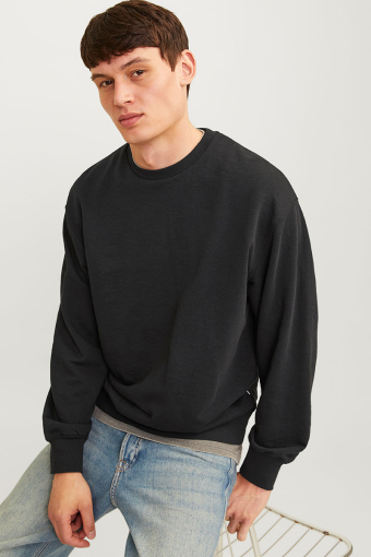 Charge Sweat Crewneck Loose Fit Black