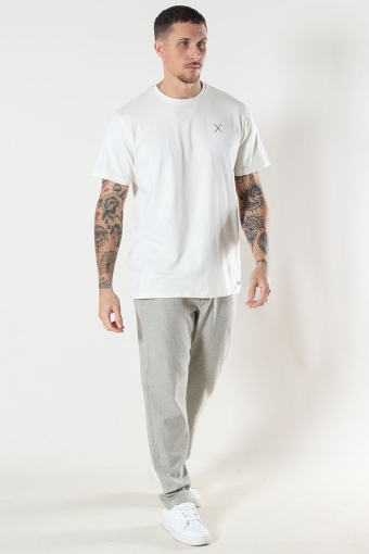 Cross Logo Organic Tee Ecru