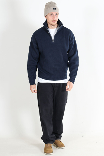 Ollie Knit Half Zip Sky Captain