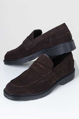 Dax Suede Loafer Brown Stone