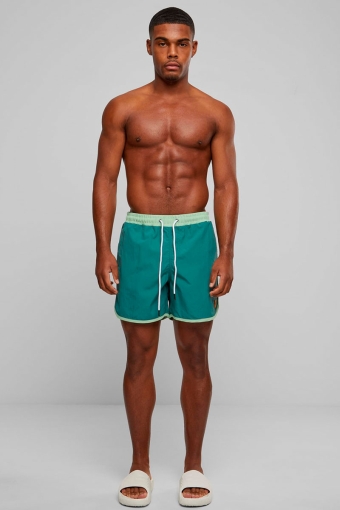 Retro Swimshorts Vintagre Green