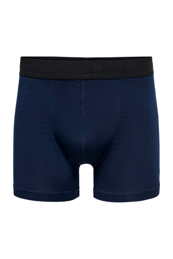 Fitz Bamboo 3 Pack Logo Boxers Dark Navy