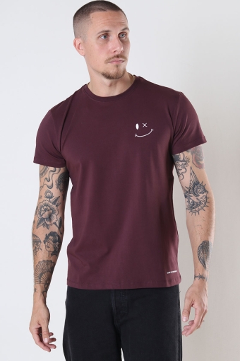 Patrick Organic Tee Dark Plum