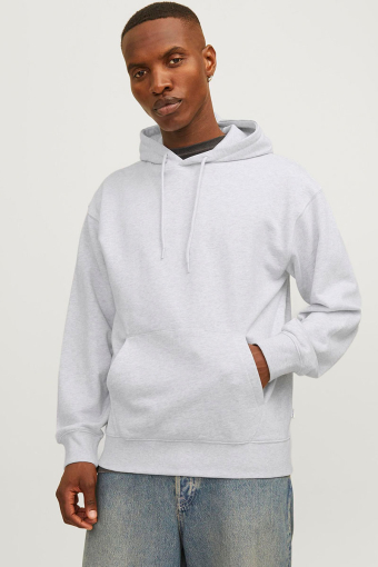 Charge Sweat Hoodie Loose Fit White Melange