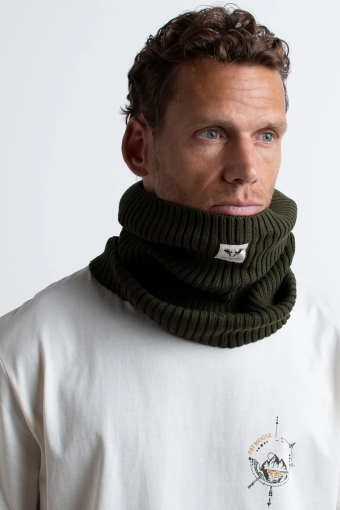 FM Rib Tupe Scarf Army