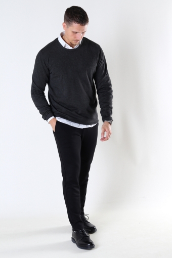 GREYSON CREW KNIT Charcoal