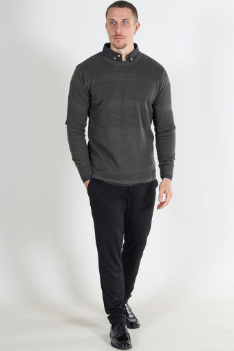 Hannes Cotton knit Army mix