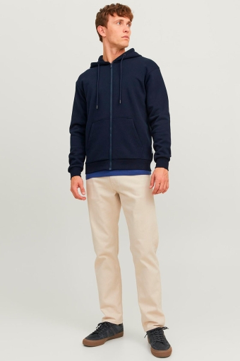 Bradley Sweat Zip Hood Navy Blazer