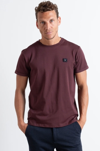 Basic Organic Tee Dark Plum