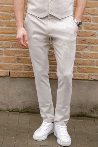 Ezra Trousers Ecru Mix