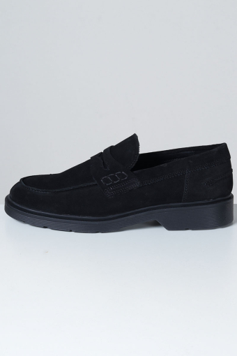 Dax Suede Loafer Black