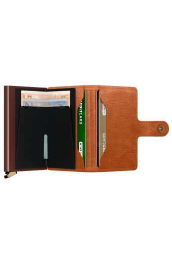 Emboos Premium Miniwallet Cognac