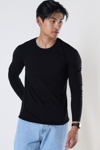 Organic Basic LS Tee Black