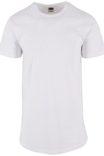 Shaped Long Tee White