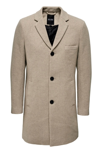 Jaylon Wool Coat Silver Lining