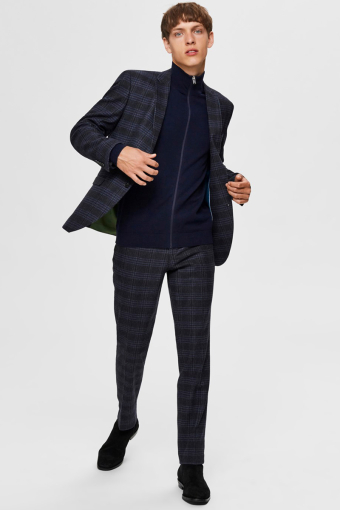 BERG FULL ZIP CARDIGAN Navy Blazer Melange